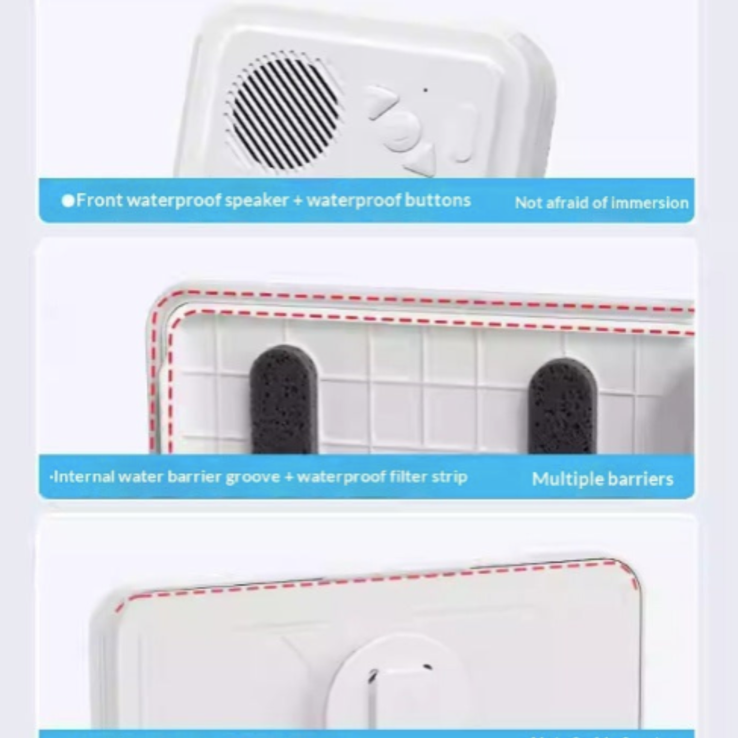 Altavoz de Movil para la Ducha